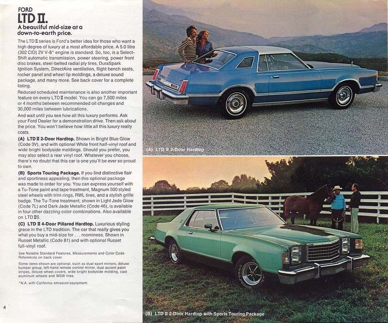 1978 Ford LTD II Brochure Page 3